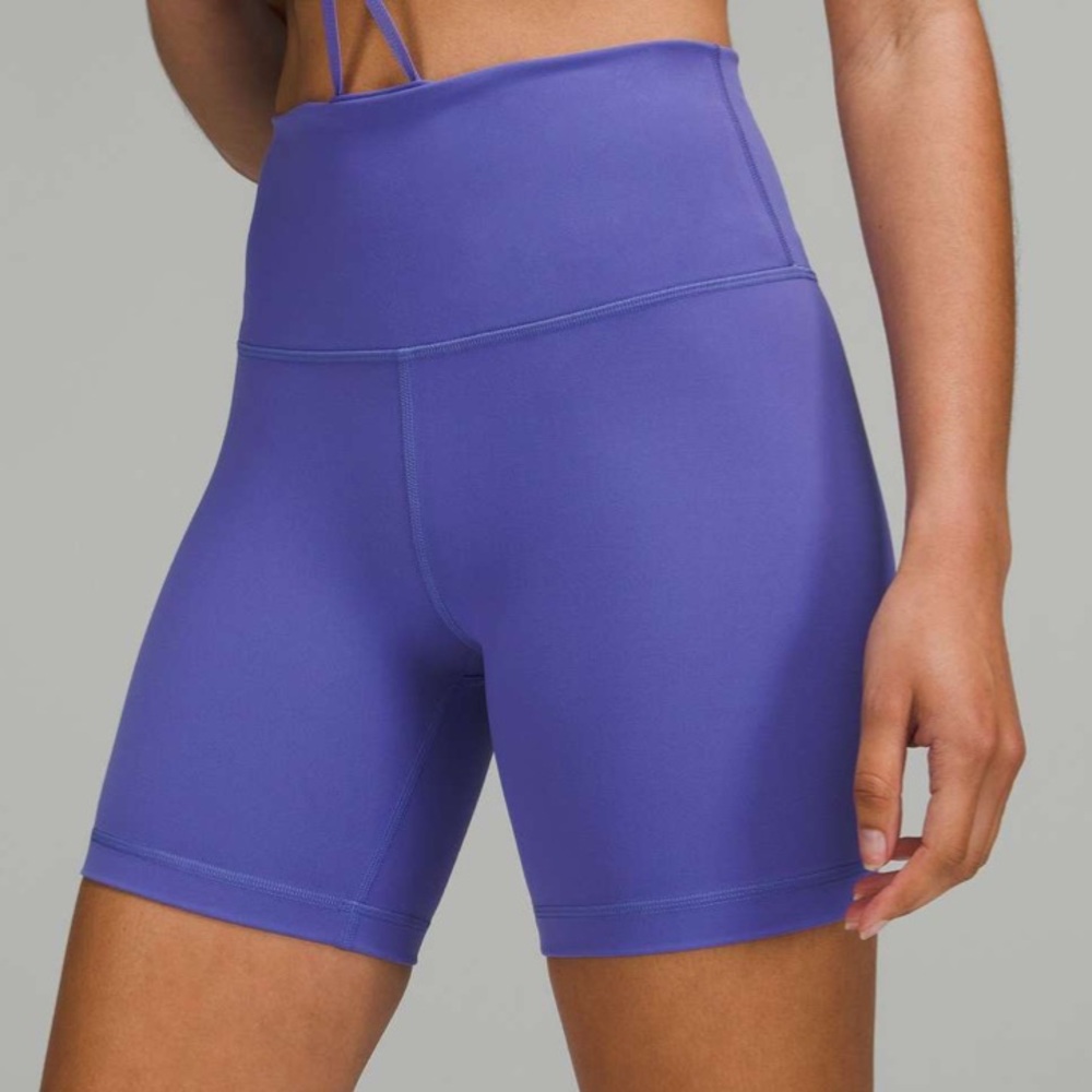 NWOT 🍋 Lululemon Charged Indigo Wunder Under High Rise Short 6” Size 4
